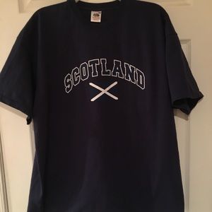 🌟Scotland Navy blue XXL short sleeve T-shirt